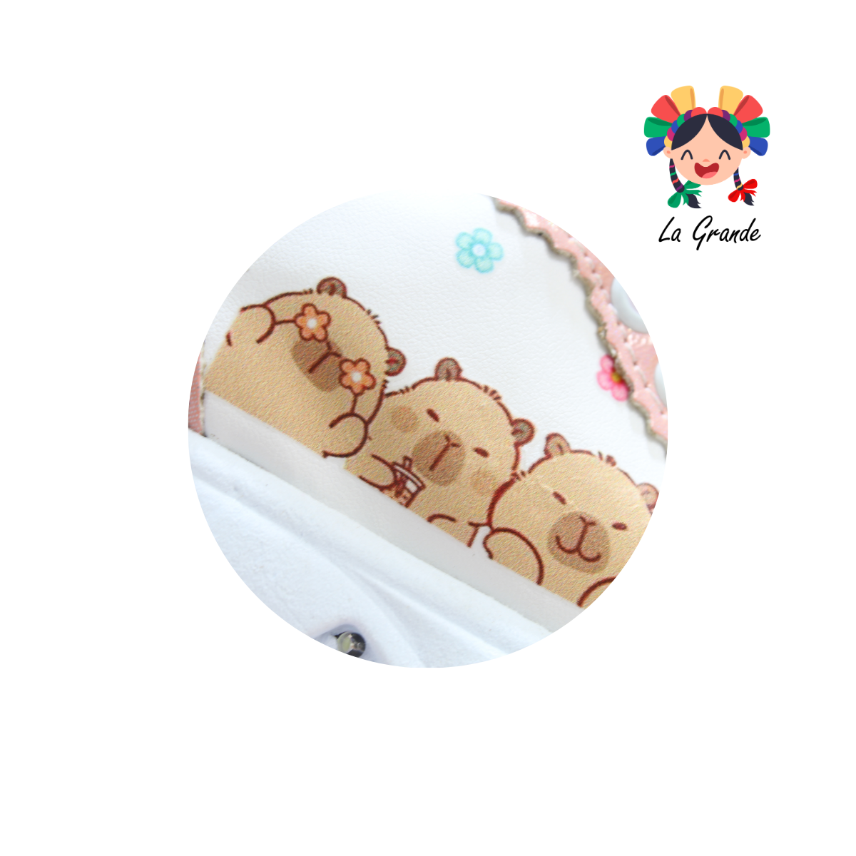 38L88 PEKE KIDS Blanco Alina Sint Tenis Casual con Luces para Bebé y Niña