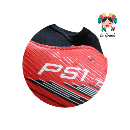 6009 HELL PANTHER Rojo Ngo Bco Sint Tenis de Fútbol Rápido para Joven y Caballero