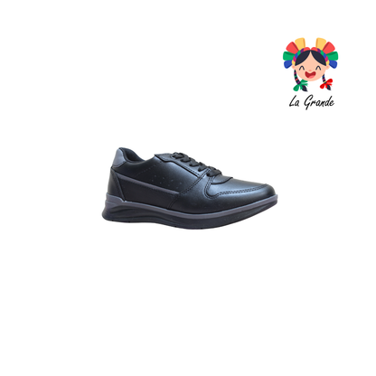 410 RODRISAN Negro Negro Sint Zapato Casual para Niño