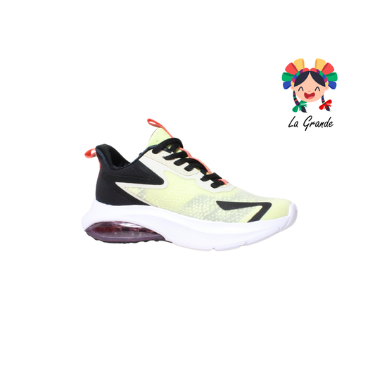 1059409002 CHARLY Amarillo Negro Tenis Deportivo para Dama y Joven