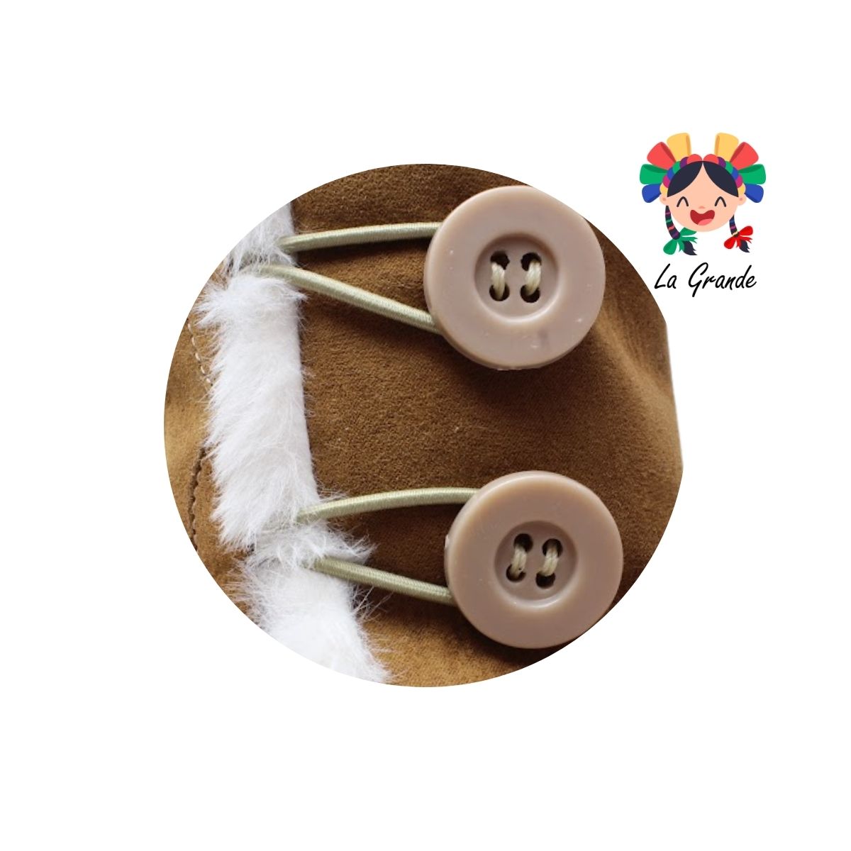 579 SHADOW Camel Textil Bota con Peluche para Dama