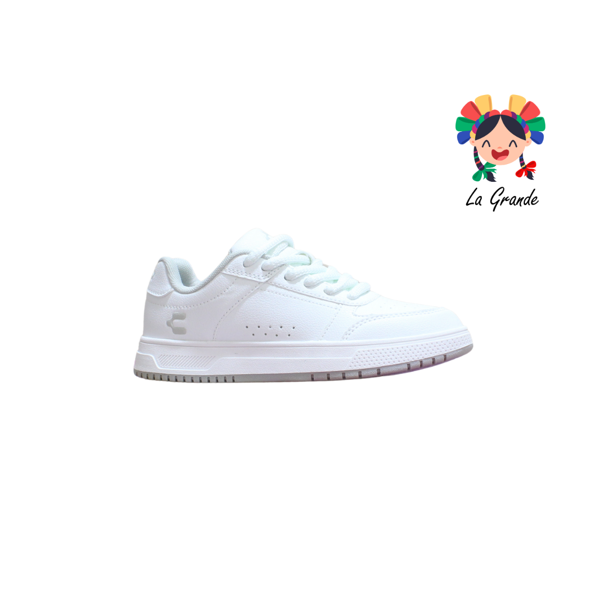 1087470 CHARLY Blanco Blanco Deportivo para Dama y Joven