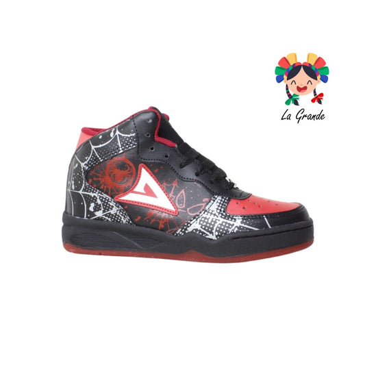 585 VANPI Negro Rojo Sint Tenis Casual Urban para Joven