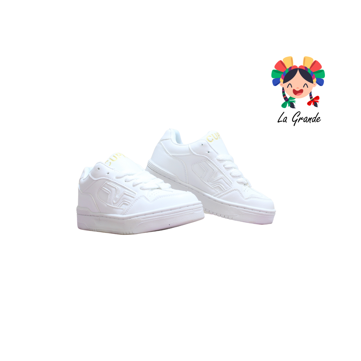 1893 CUPRA Blanco Blanco Tenis Casual para Dama y Joven