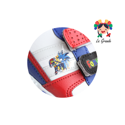 590 Soni FON-VER Blanco Rojo Tenis Casual Niño