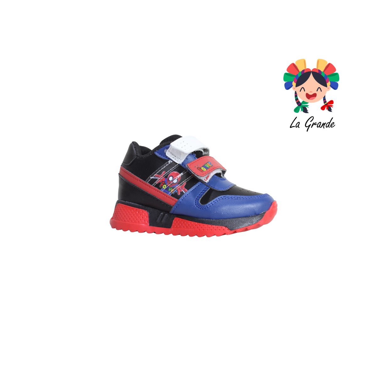 590 Araña FON-VER Negro Rey Tenis Casual Niño