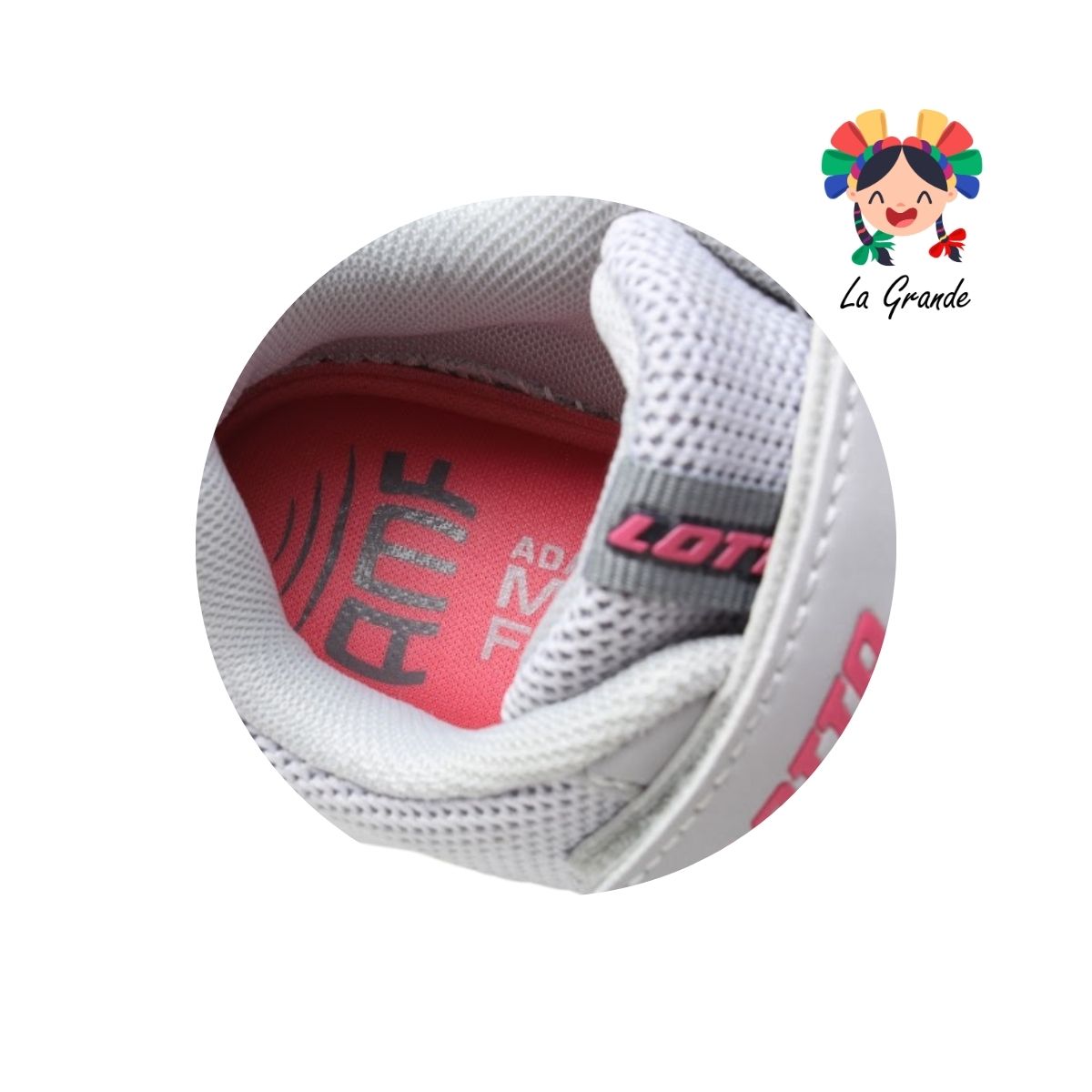 5H360035 LOTTO Light Grey Tenis Deportivo para Niño