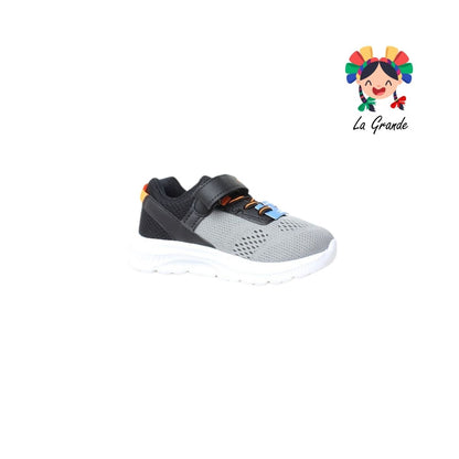 5H476013 LOTTO Black Grey Running Tenis para Niño