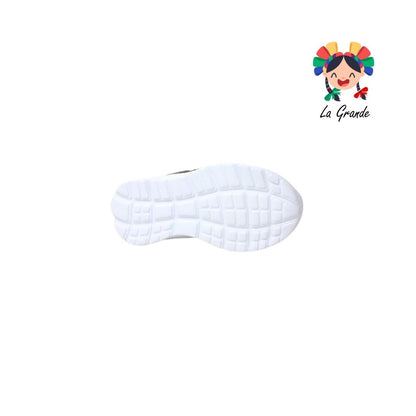 5H476013 LOTTO Black Grey Running Tenis para Niño