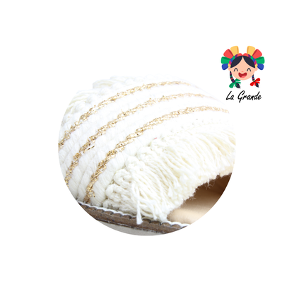 800 ROJO CEREZA Cristal Beige Textil Sandalia para Dama