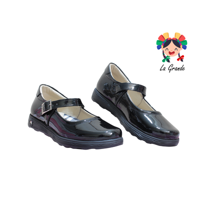 1930 MUJER BONITA Negro Charol Zapato Escolar para Dama