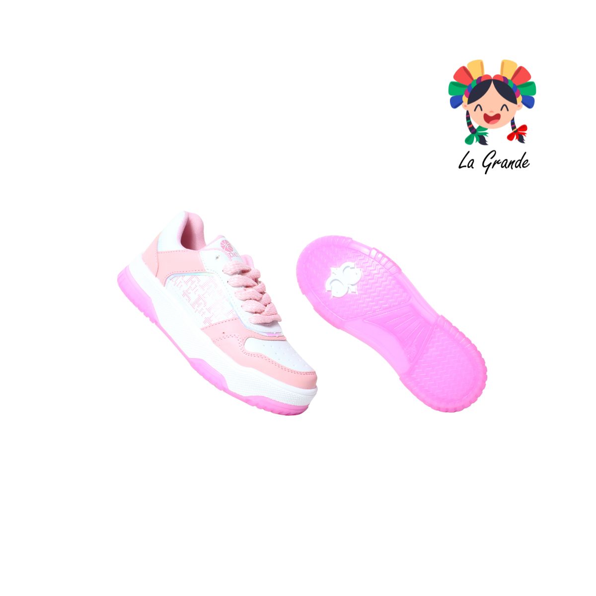 6000 FRIDAYS Rosa Tenis Casual Estilo Urbano para Dama