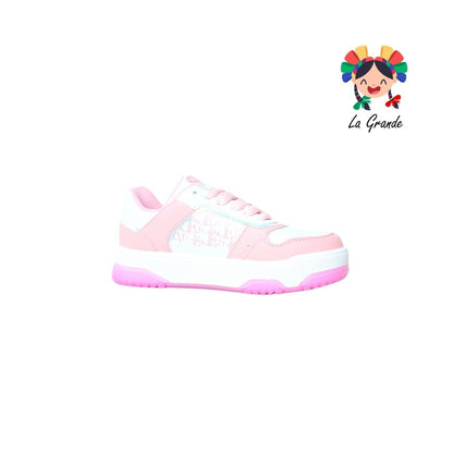 6000 FRIDAYS Rosa Tenis Casual Estilo Urbano para Dama