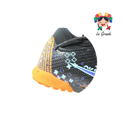 6007 HELL PANTHER Ngo Rey Nja Neon Sint Tenis Calcetín para Fútbol Rápido para Niño