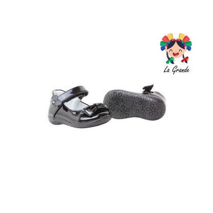 600 CORAJITO Negro Charol Zapato Escolar para Bebé