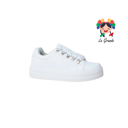 600 LINE SPORT Blanco Sint Tenis Casual para Dama