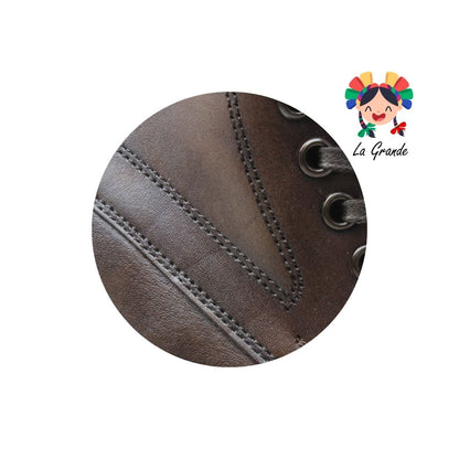 6025 DOGI Café Piel Atanado Bota Casual para Caballero