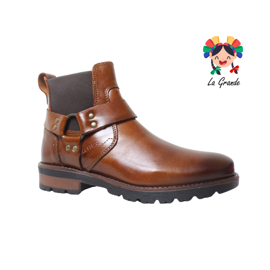 6070 ECCOFLEX Miel Piel Bota Casual para Caballero