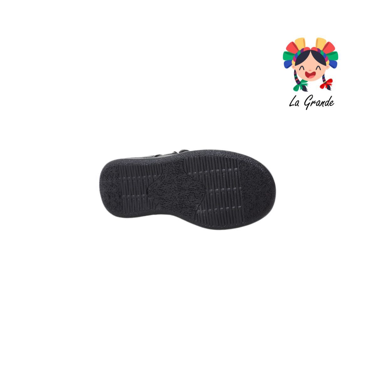 608 DULCE CEREZA Negro Sint Zapato Escolar para Niña y Dama