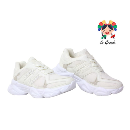 6090 ESPIRIT Latte Tenis Deportivo para Dama