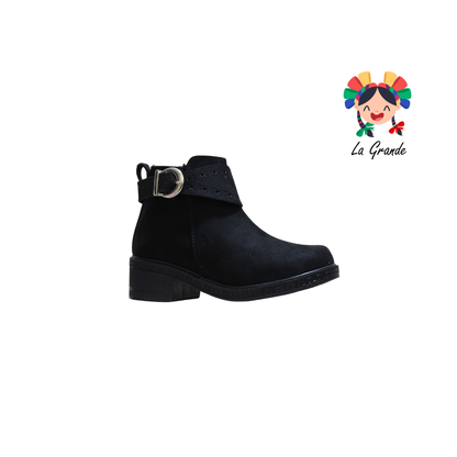 834 DULCE CEREZA Negro Prisco Bota para Niña