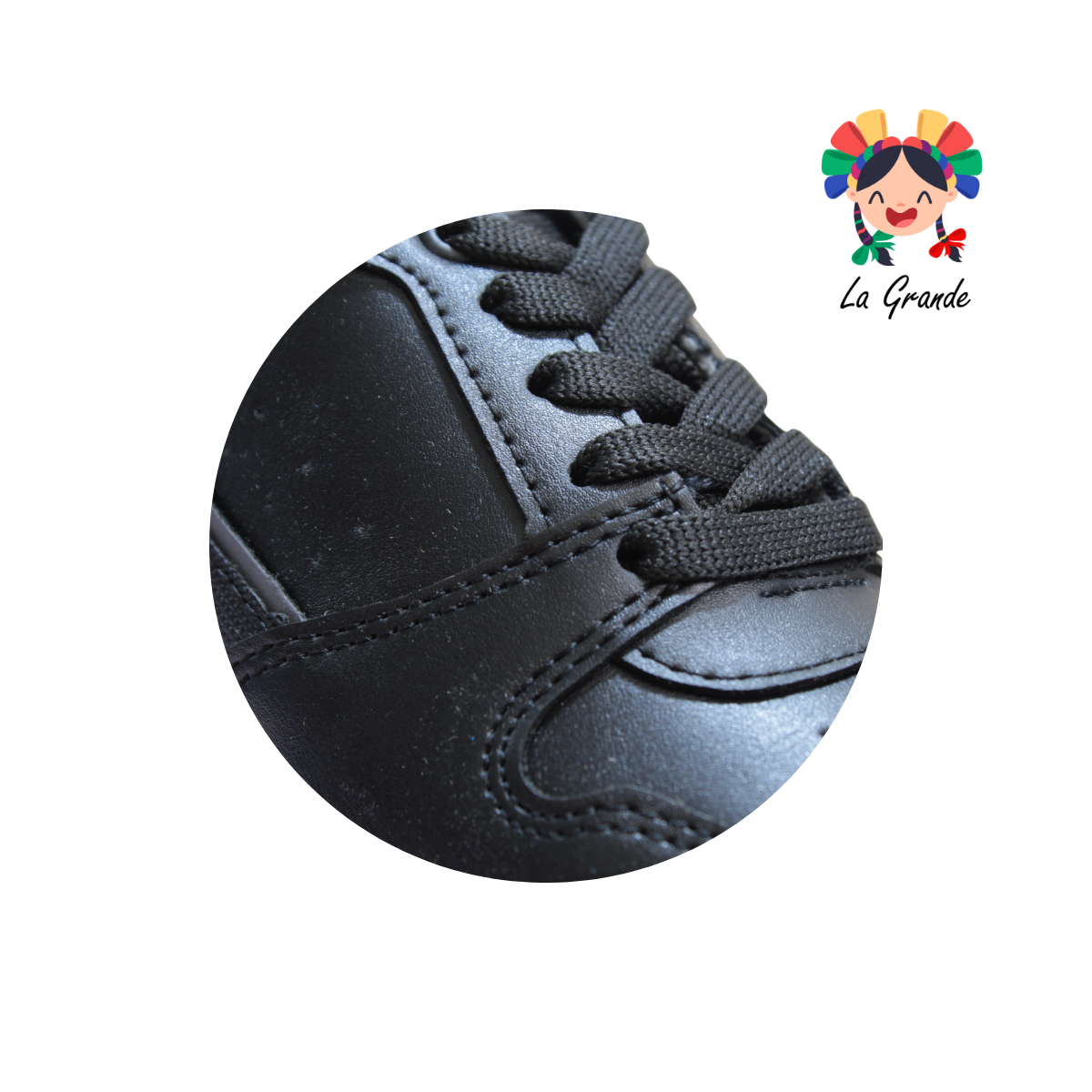 410 RODRISAN Negro Negro Sint Zapato Casual para Niño