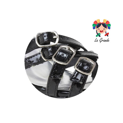 6122 WILDCAT Negro Charol Zapatilla para Dama