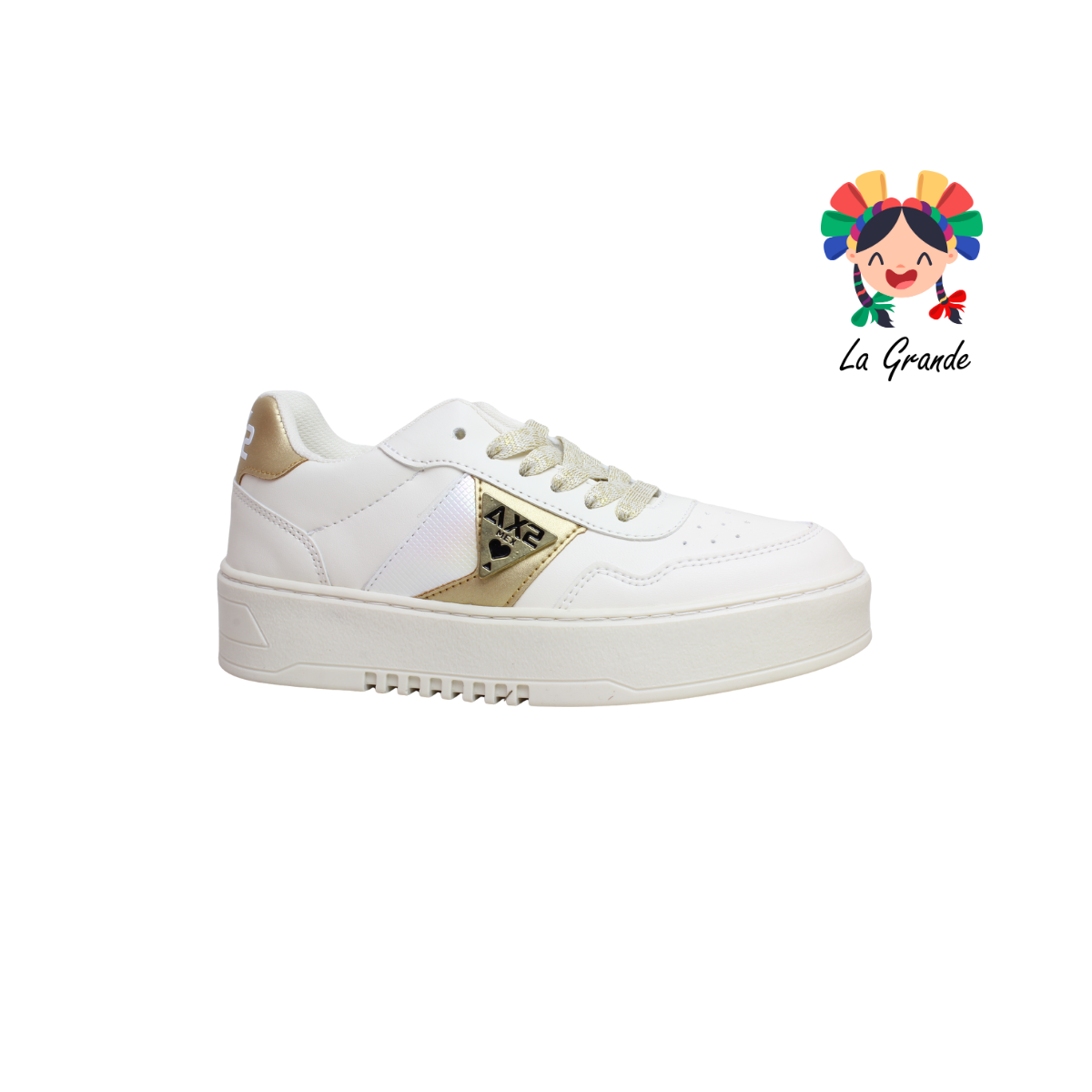 615 AX2 Beige Sint Tenis Casual para para Dama
