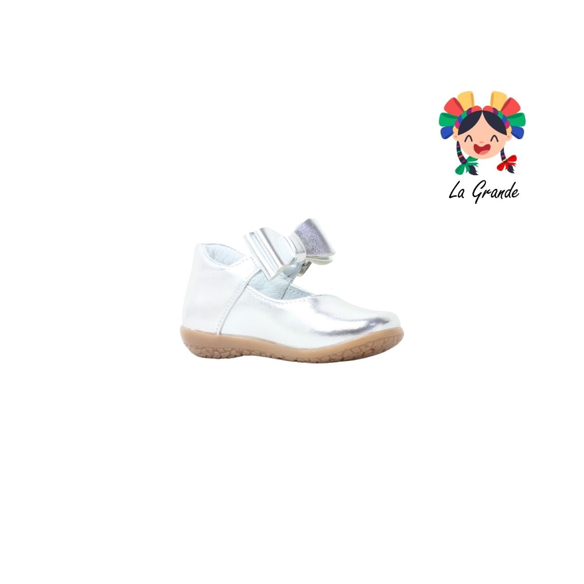 618 CORAJITO Plata Sintético Zapato Casual para Bebé