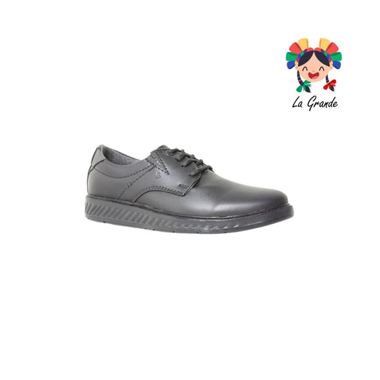 2500 CUSTOM Negro Atanado Zapato Escolar para Joven