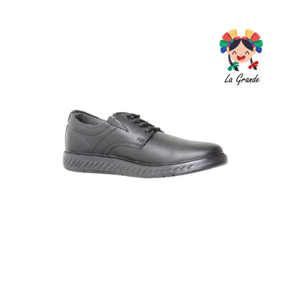 2500 CUSTOM Negro Atanado Zapato Escolar para Joven