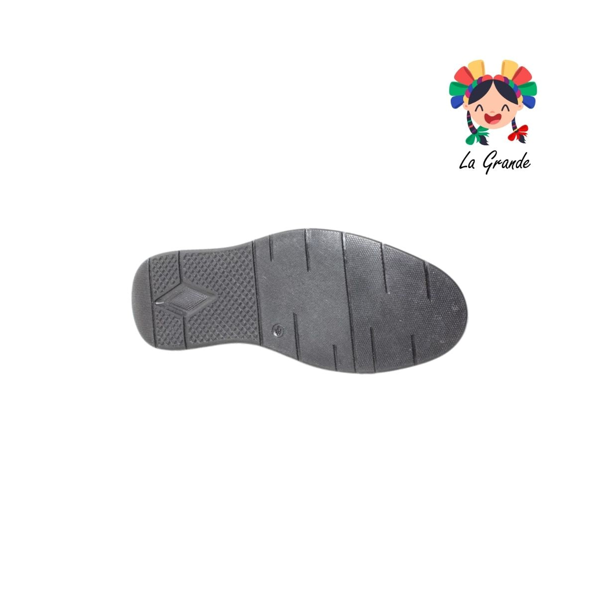 2500 CUSTOM Negro Atanado Zapato Escolar para Joven