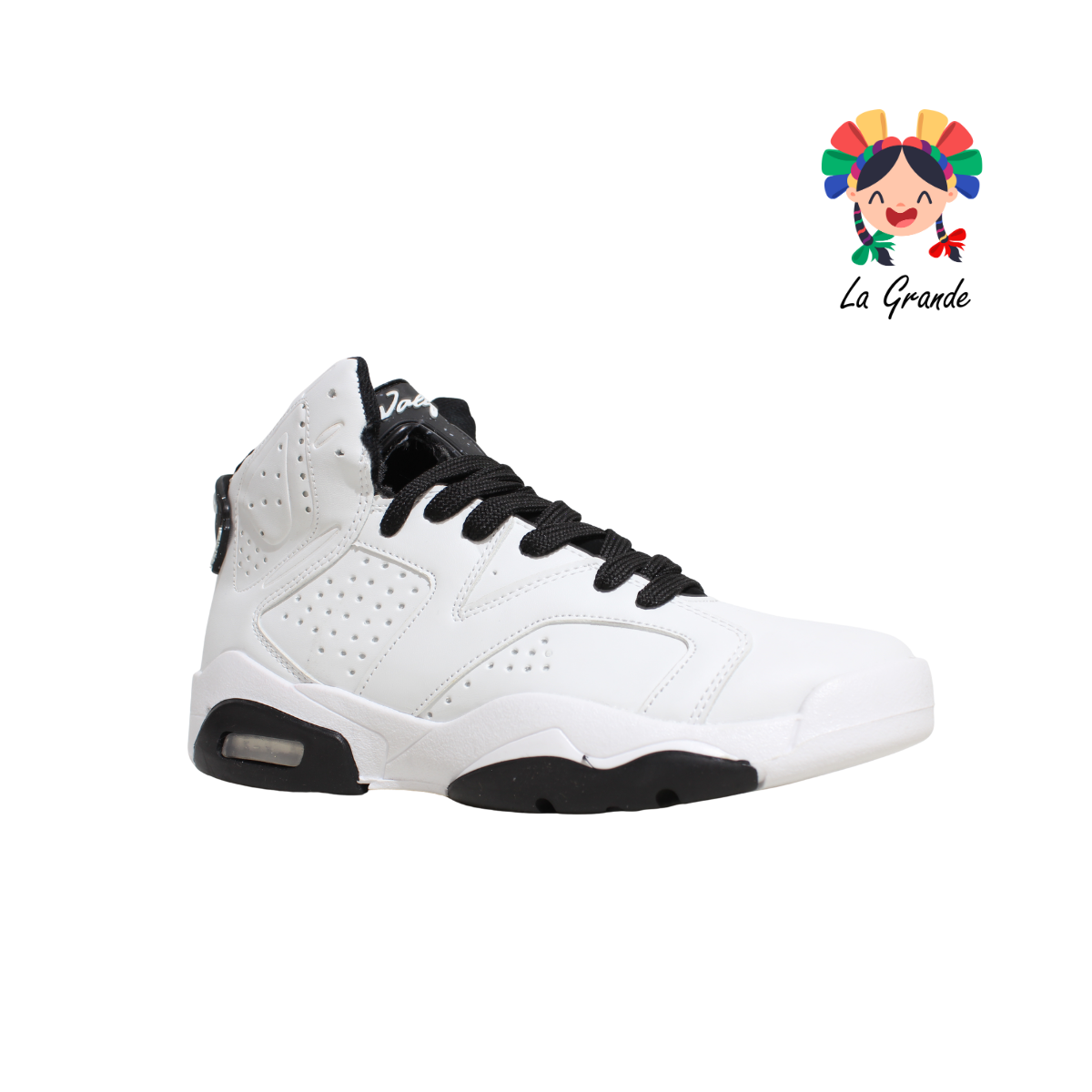620 WALKQUIR Blanco Negro Tenis Deportivo para Caballero