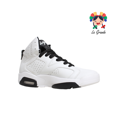 620 WALKQUIR Blanco Negro Tenis Deportivo para Caballero