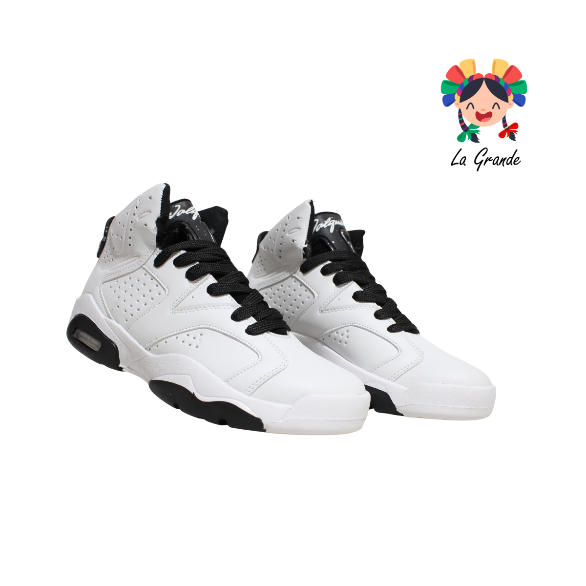 620 WALKQUIR Blanco Negro Tenis Deportivo para Caballero