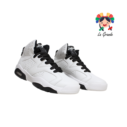 620 WALKQUIR Blanco Negro Tenis Deportivo para Caballero
