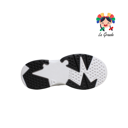 620 WALKQUIR Blanco Negro Tenis Deportivo para Caballero