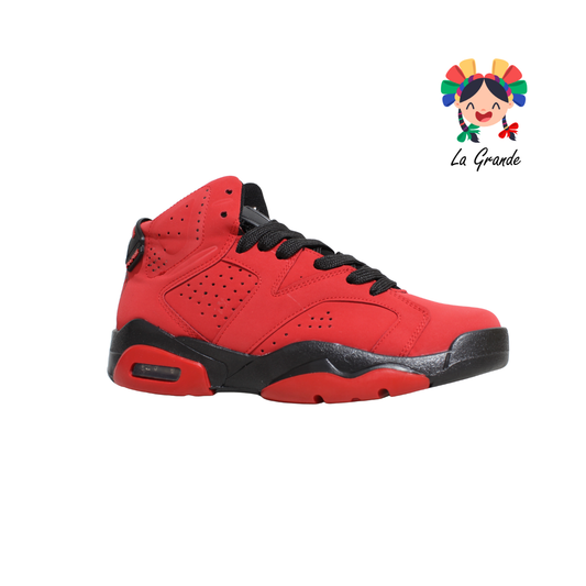 620 WALKQUIR Rojo Negro Tenis Deportivo para Caballero