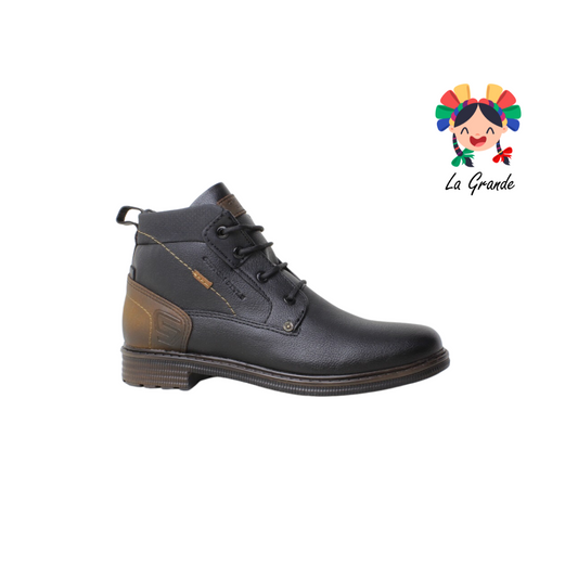 6220 CUSTOM Negro Cogñac Bota Casual para Joven