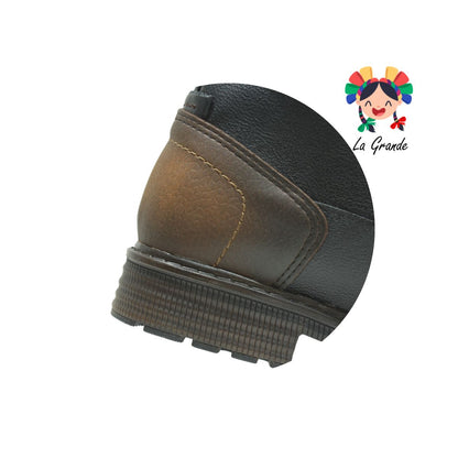 6220 CUSTOM Negro Cogñac Bota Casual para Joven