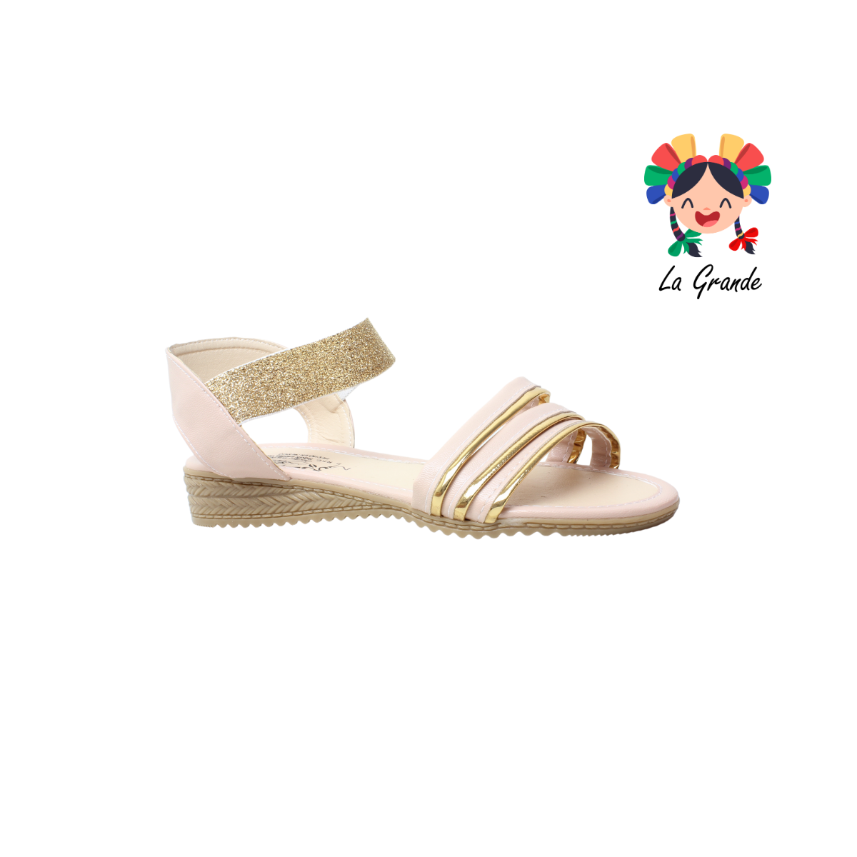 622 JAZMIN Maquillaje Sintético Sandalia Casual para Dama