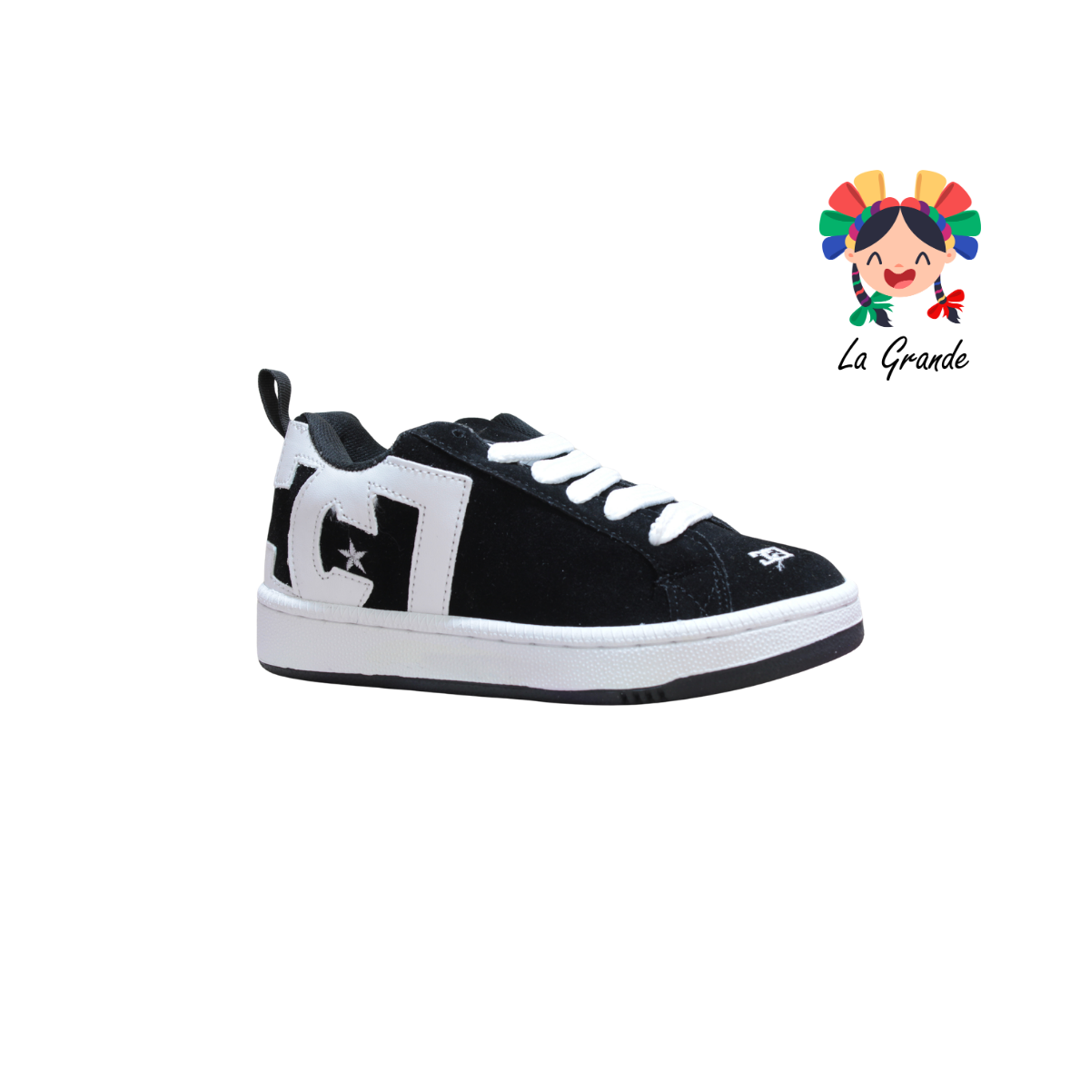 890 CUPRA Negro Blanco Sintetico Tenis Casual para Joven