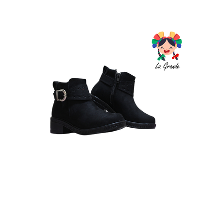 834 DULCE CEREZA Negro Prisco Bota para Niña