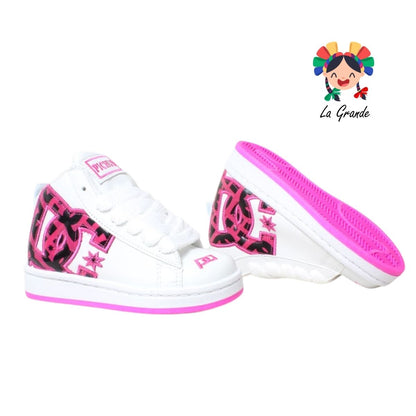 630 PICHUS Blanco Fiusha Sintético Tenis Casual para Niña