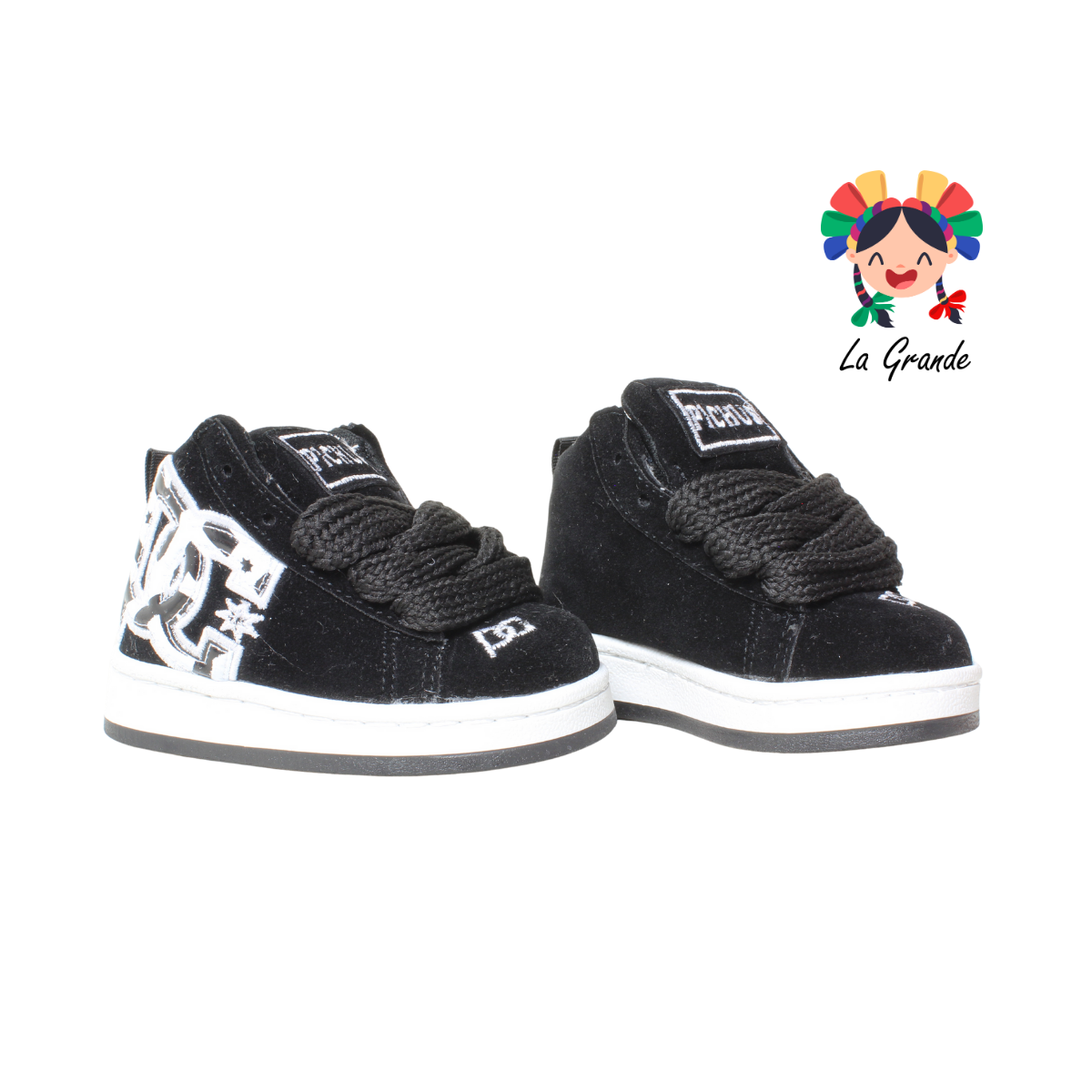 630 PICHUS Negro Blanco Dakar Tenis Casual para Bebé