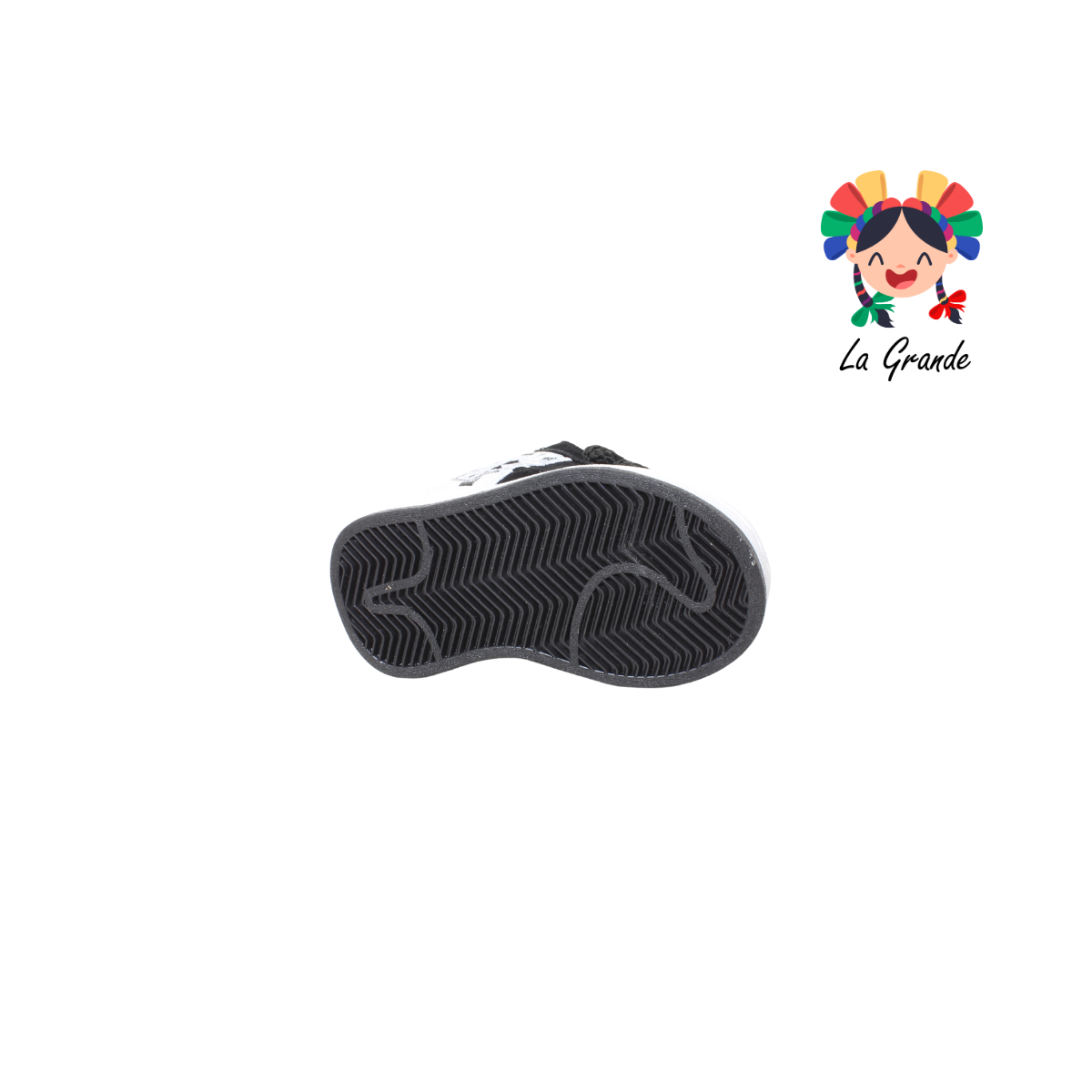 630 PICHUS Negro Blanco Dakar Tenis Casual para Bebé