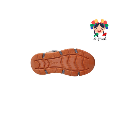 6314 DOGI Gris Piel Bota Casual para Niño y Joven