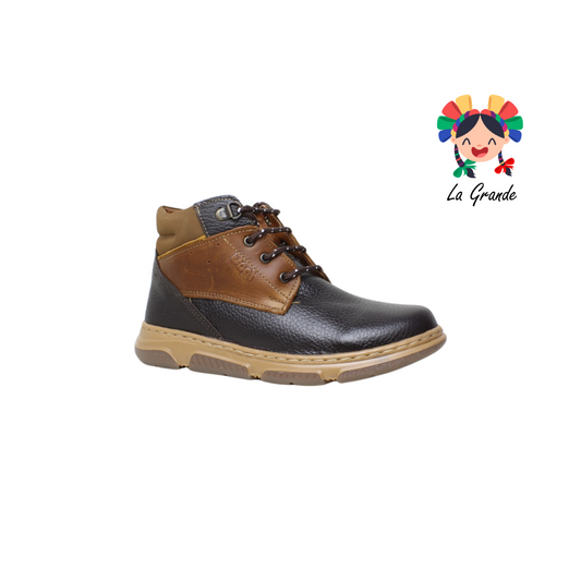 6320 DOGI Café Piel bota Casual para Dama y Joven