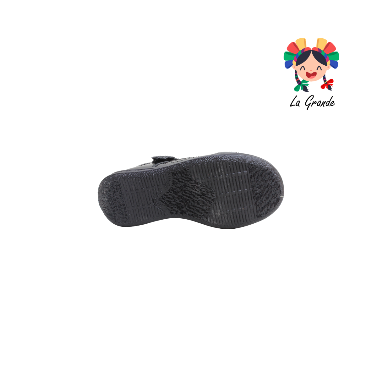 636 DULCE CEREZA Negro Charol Zapato Escolar para Niña