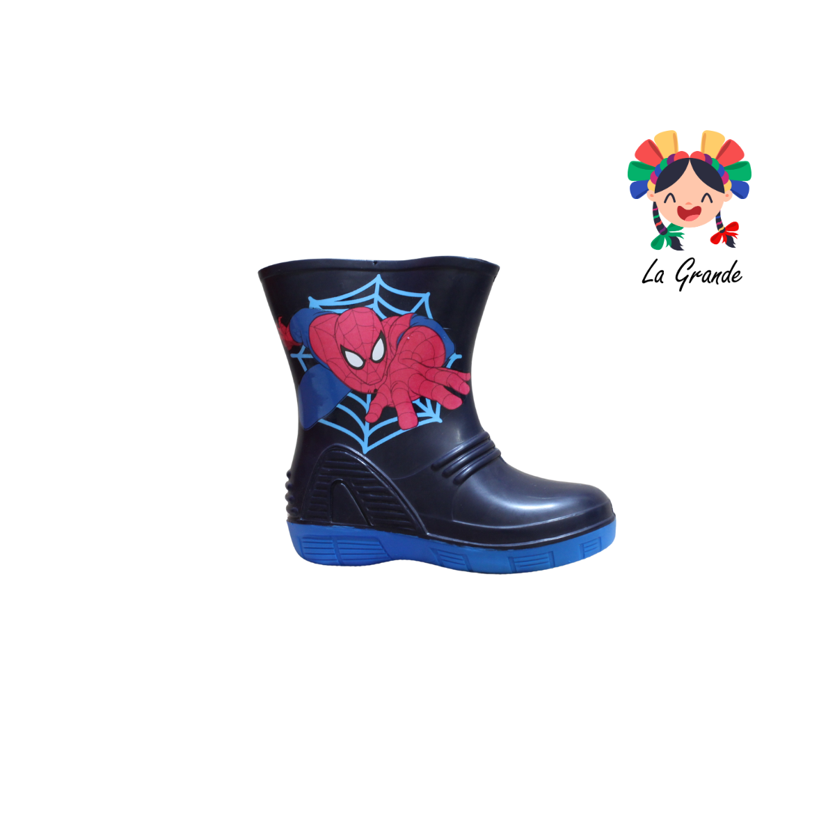 Walter BBG Marino Bota de Hule para Niño